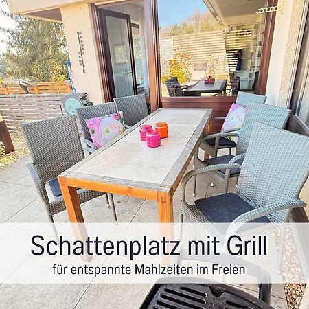 Sonnenterrasse - 3 Schlafzimmer, Whirlpool & Alpenblick - Perfekt Fuer Romantik Oder Familienurlaub Mit Kind , Hund Willkommen By Ferienwohnenamsee - Uberlingen Luaran gambar