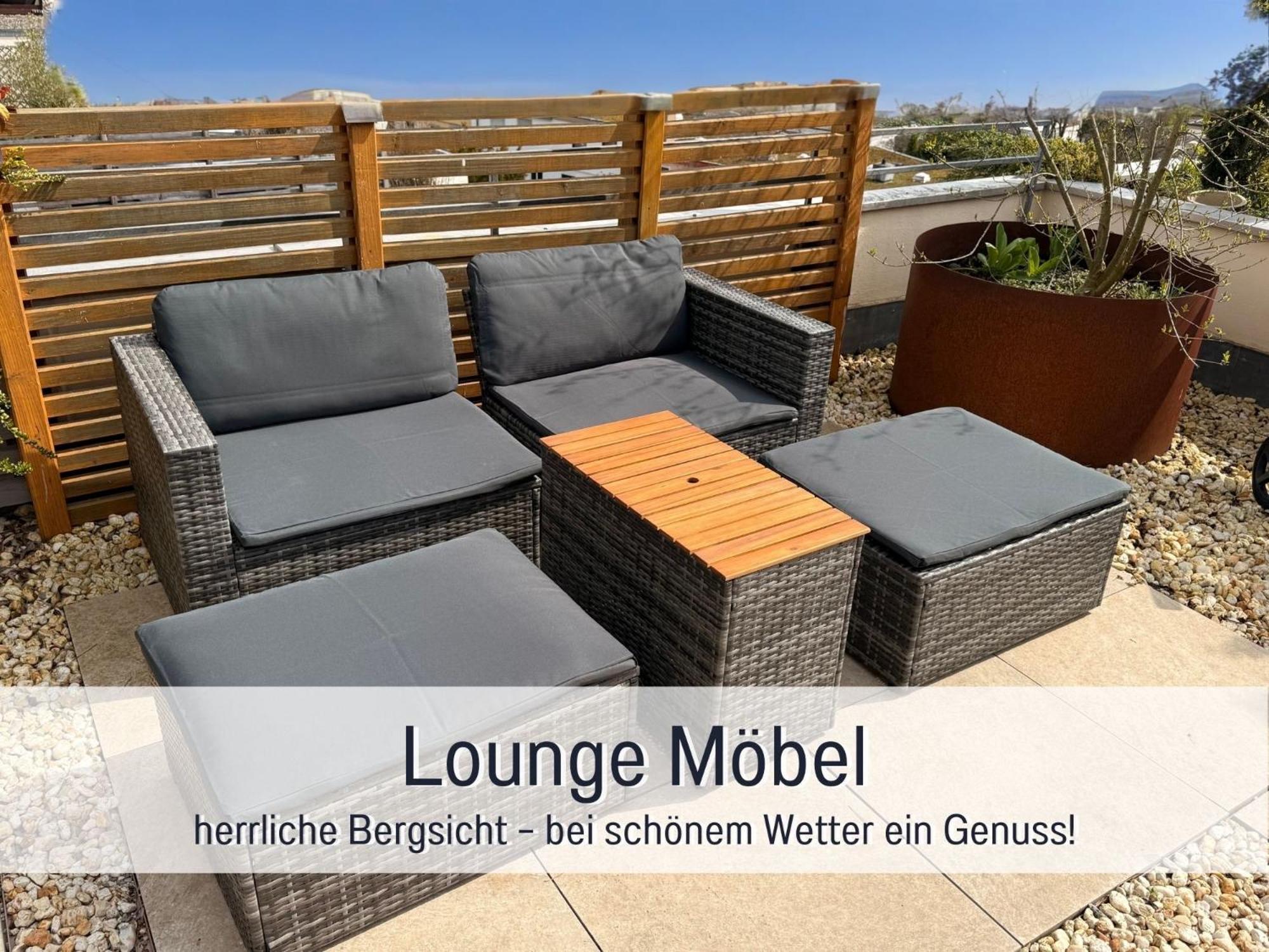 Sonnenterrasse - 3 Schlafzimmer, Whirlpool & Alpenblick - Perfekt Fuer Romantik Oder Familienurlaub Mit Kind , Hund Willkommen By Ferienwohnenamsee - Uberlingen Luaran gambar