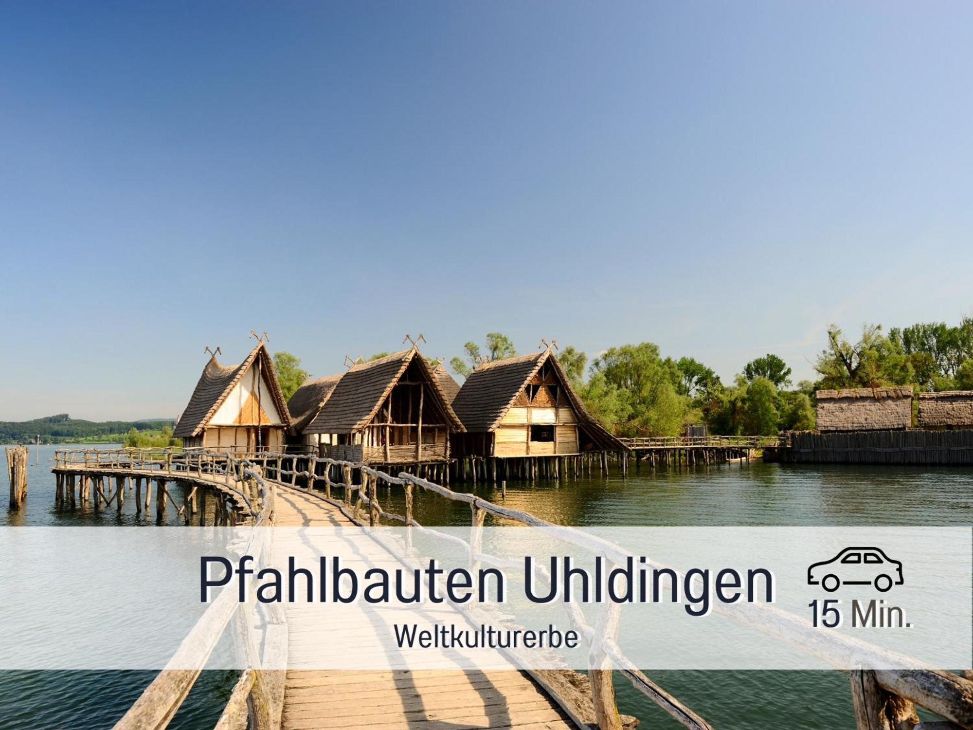 Sonnenterrasse - 3 Schlafzimmer, Whirlpool & Alpenblick - Perfekt Fuer Romantik Oder Familienurlaub Mit Kind , Hund Willkommen By Ferienwohnenamsee - Uberlingen Luaran gambar