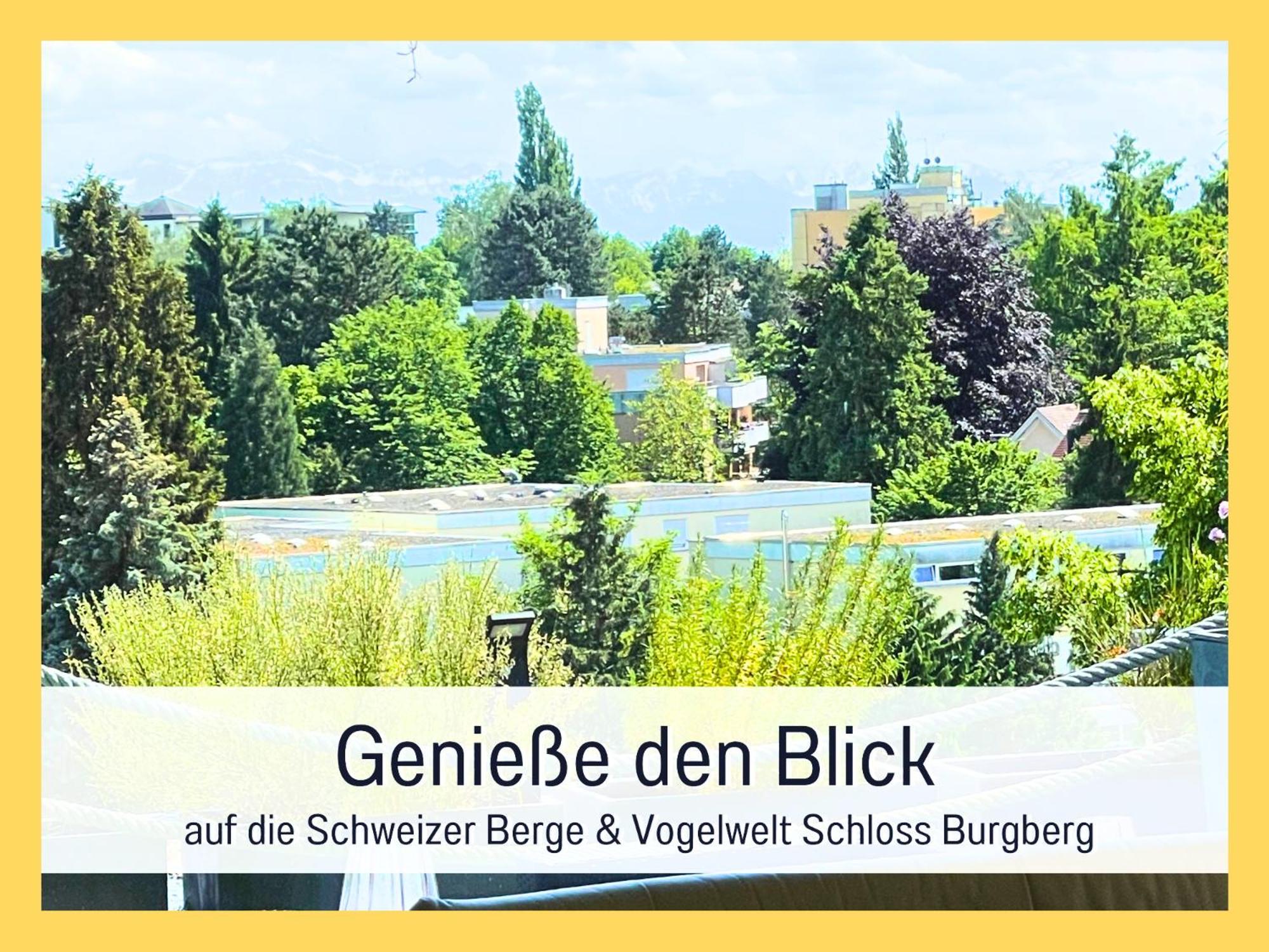 Sonnenterrasse - 3 Schlafzimmer, Whirlpool & Alpenblick - Perfekt Fuer Romantik Oder Familienurlaub Mit Kind , Hund Willkommen By Ferienwohnenamsee - Uberlingen Luaran gambar